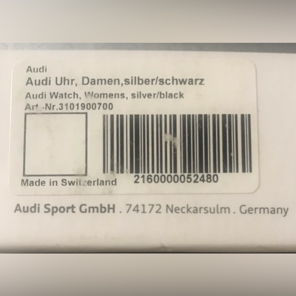 AUDI Watch ~ Swiss made
UNISEX 
I am open to reasonable offers - Picture 9 of 10